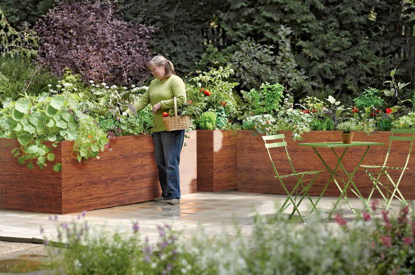 Faux rocher pour cacher fosse septique au jardin, camoufler micro — free download